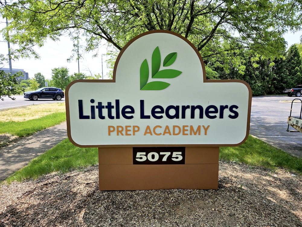 Sign out side Little Learners Prep Academy